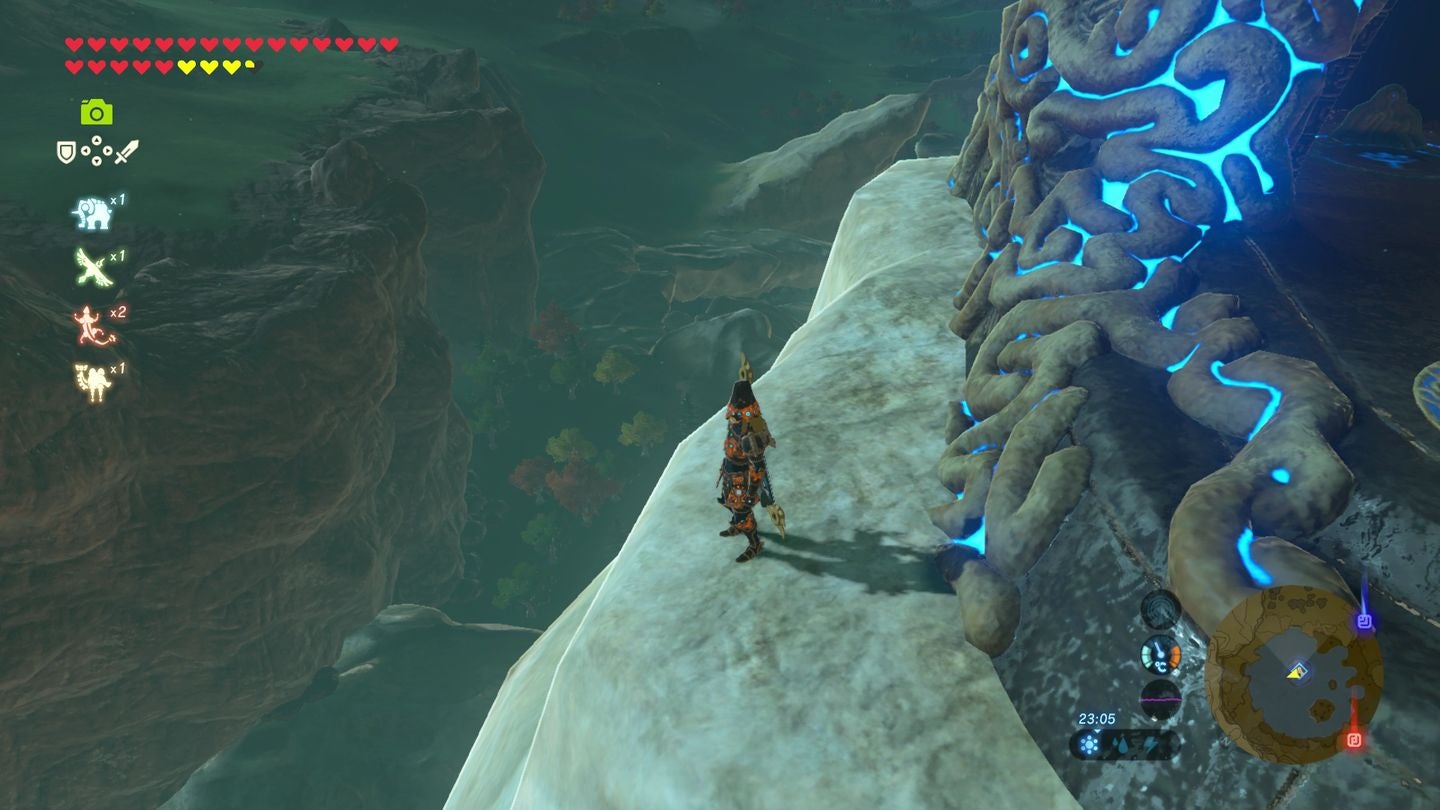 Zelda Zuna Kai and The Skull's Eye quest solution in Breath of the